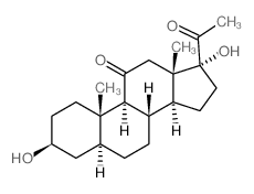 Pregnane-11,20-dione,3,17-dihydroxy-, (3b,5a)- picture