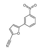 5-(3-nitrophenyl)furan-2-carbonitrile Structure