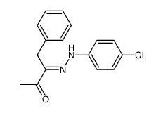 1-Phenyl-2,3-butandion-2-(p-chlor-phenylhydrazon)结构式