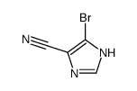 1H-Imidazole-4-carbonitrile,5-bromo- Structure