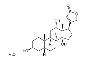 digoxigenin dihydrate Structure