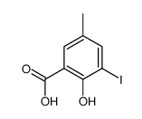 2-hydroxy-3-iodo-5-methylbenzoic acid Structure