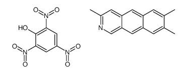 3,7,8-trimethylbenzo[g]isoquinoline,2,4,6-trinitrophenol Structure