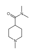 N,N,1-trimethyl-4-Piperidinecarboxamide Structure