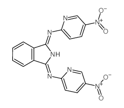 (3E)-N-(5-nitropyridin-2-yl)-3-(5-nitropyridin-2-yl)imino-isoindol-1-amine picture