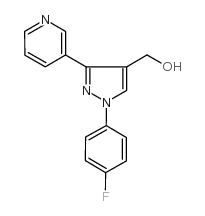 (1-(4-fluorophenyl)-3-(pyridin-3-yl)-1h-pyrazol-4-yl)methanol结构式