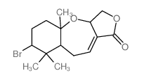 (3aR,4aS,7S,8aS)-7-Bromo-3a,4a,5,6,7,8,8a,9-octahydro-4a,8,8-trimethyl-furo[3,4-b][1]benzoxepin-1(3H)-one Structure