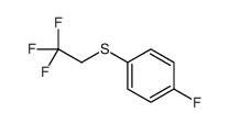 1-fluoro-4-(2,2,2-trifluoroethylsulfanyl)benzene结构式