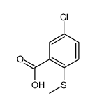 5-Chloro-2-(methylsulfanyl)benzoic acid结构式