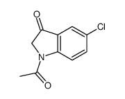 1-acetyl-5-chloro-2H-indol-3-one Structure