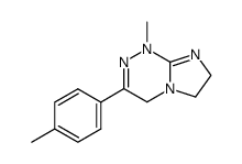 1-methyl-3-p-tolyl-1,4,6,7-tetrahydro-imidazo[2,1-c][1,2,4]triazine结构式