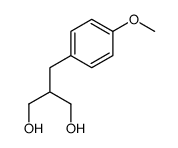 2-[(4-methoxyphenyl)methyl]propane-1,3-diol结构式