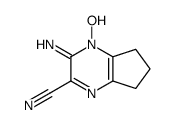 5H-Cyclopentapyrazine-2-carbonitrile,3-amino-6,7-dihydro-,4-oxide(9CI) Structure