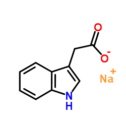 IAA-Na 3-吲哚乙酸钠 结构式