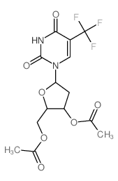 Thymidine, 2.alpha.,.alpha.,.alpha.-trifluoro-, 3,5-diacetate Structure