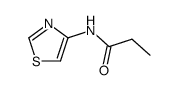 Propanamide,N-4-thiazolyl- structure