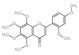 4H-1-Benzopyran-4-one,2-(2,4-dimethoxyphenyl)-5,6,7,8-tetramethoxy- picture