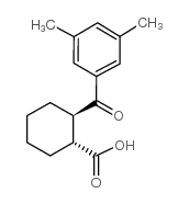 TRANS-2-(3,5-DIMETHYLBENZOYL)CYCLOHEXANE-1-CARBOXYLIC ACID结构式