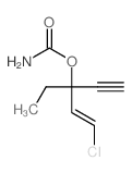 1-Penten-4-yn-3-ol,1-chloro-3-ethyl-, carbamate (9CI) Structure