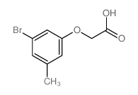 2-(3-bromo-5-methyl-phenoxy)acetic acid picture