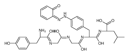 enkephalin-Leu, 4-(hydroxyphenyl)azo- Structure