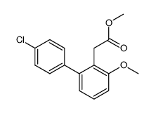 methyl 2-(4'-chloro-3-methoxy-[1,1'-biphenyl]-2-yl)acetate Structure