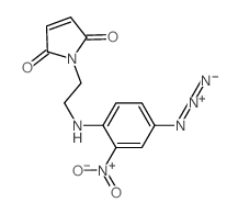 1H-Pyrrole-2,5-dione,1-[2-[(4-azido-2-nitrophenyl)amino]ethyl]-结构式