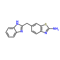 6-(1 H-BENZOIMIDAZOL-2-YLMETHYL)-BENZOTHIAZOL-2-YLAMINE结构式