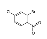 2-Bromo-4-chloro-3-methyl-1-nitrobenzene Structure