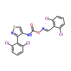 [3-(2,6-DICHLOROPHENYL)-ISOTHIAZOL-4-YL]-CARBAMOYL 2,6-DICHLOROBENZALDEHYDE OXIME结构式