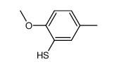 2-METHOXY-5-METHYLTHIOPHENOL structure