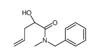 (2R)-N-benzyl-2-hydroxy-N-methylpent-4-enamide Structure