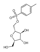 2,5-anhydro-1-O-(4-tolylsulfonyl)mannitol Structure