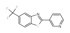 2-吡啶-3-基-5-三氟甲基-苯并噻唑结构式