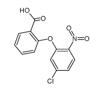 2-(5-chloro-2-nitrophenyloxy)benzoic acid Structure