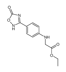 ethyl 2-{[4-(5-oxo-4,5-dihydro-1,2,4-oxadiazol-3-yl)phenyl]amino}acetate Structure