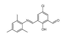 3-(2,4,6-trimethylphenylimino)methyl-5-chloro-2-hydroxybenzaldehyde Structure