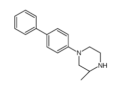 (3R)-3-methyl-1-(4-phenylphenyl)piperazine Structure