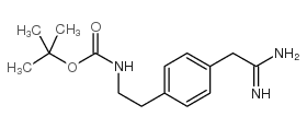 2-[4-(2-N-Boc-amino-ethyl)-phenyl]-acetamidine picture