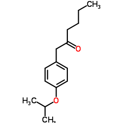 1-(4-Isopropoxyphenyl)-2-hexanone结构式