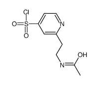 2-(2-acetamidoethyl)pyridine-4-sulfonyl chloride Structure