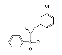 2-(benzenesulfonyl)-3-(3-chlorophenyl)oxirane Structure