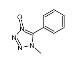 1-methyl-4-oxido-5-phenyltetrazol-4-ium Structure