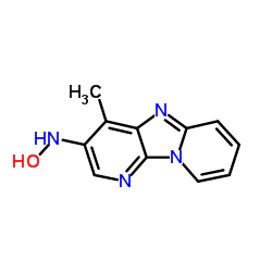 N-Hydroxy-4-methyldipyrido(1,2-a:3',2'-d)imidazol-3-amine Structure