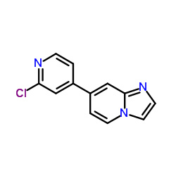 7-(2-Chloro-4-pyridinyl)imidazo[1,2-a]pyridine Structure