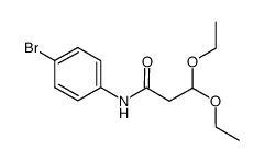 N-(4-bromophenyl)-3,3-diethoxypropanamide Structure