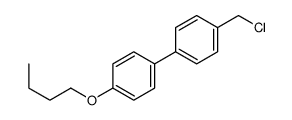 1-butoxy-4-[4-(chloromethyl)phenyl]benzene结构式