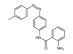 2-amino-N-[4-[(4-methylphenyl)diazenyl]phenyl]benzamide结构式