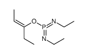 Phosphenodiimidic acid, diethyl-, 1-ethyl-1-propenyl ester Structure