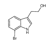 2-(7-bromo-1H-indol-3-yl)ethanol Structure